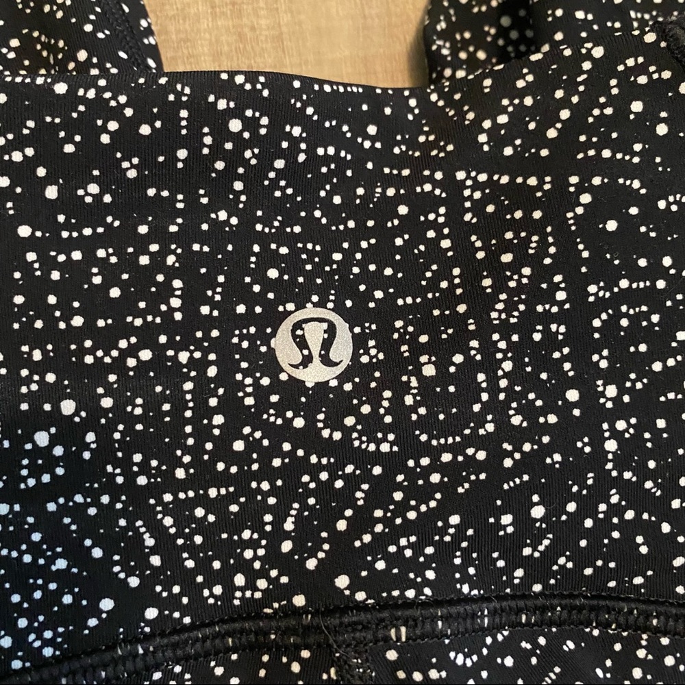 Lululemon Black and White Speckled 25 in. Leggings - Picture 4 of 7